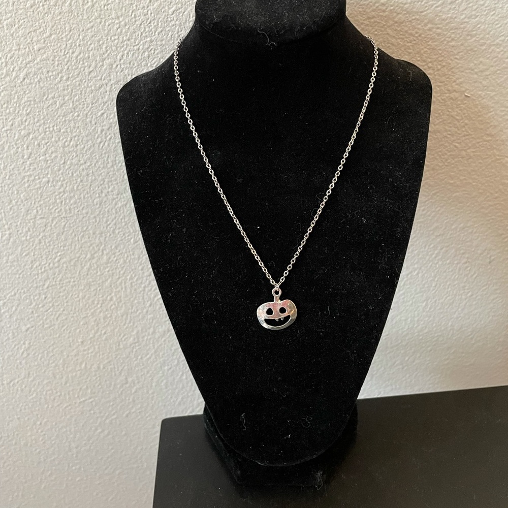 Handmade Jack-O-Lantern Necklace